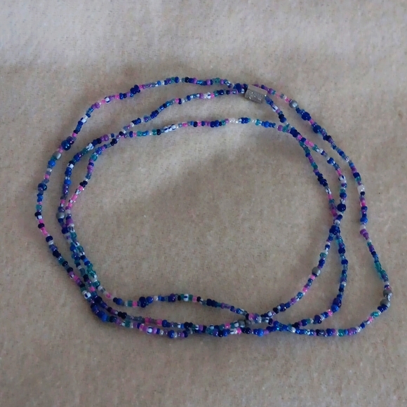 Bohohemian Beaded Summer Necklace - Picture 4 of 5